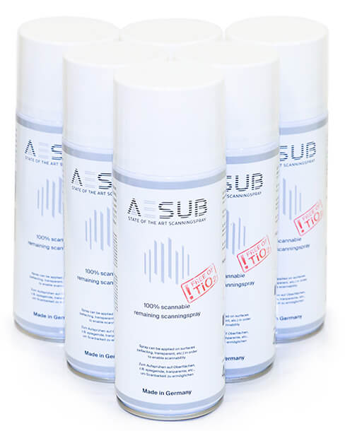 AESUB White Scanning Spray