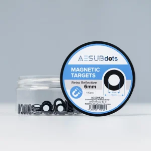 Magnetic dots transparent box front 100pc